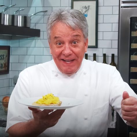 Best Scrambled Eggs Recipe, Chef Jean Pierre, The Best Scrambled Eggs, Perfect Scrambled Eggs, Best Scrambled Eggs, White Truffle Oil, Scrambled Eggs Recipe, Sweet Butter, Egg Dishes