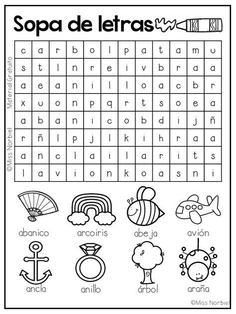 Spanish Learning Activities, Spanish Lessons For Kids, Spanish Worksheets, Preschool Tracing, Spanish Language Learning, Classroom Language, Spanish Classroom, Preschool Activity, Spanish Lessons