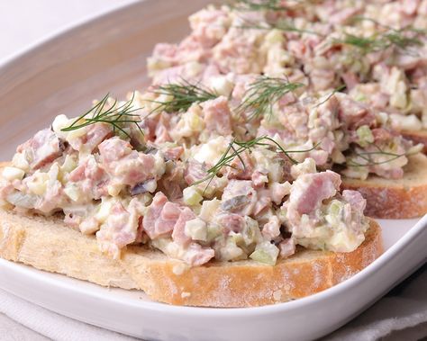 Country Ham Salad – Clifty Farm Country Hams Country Ham Recipes, Sandwich Spread Recipes, Coleslaw Sandwich, Sandwich Spreads, Coleslaw Recipes, Ham Salad Recipes, Roasted Ham, Country Ham, Ham Salad