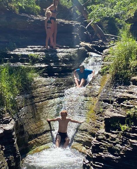 How to Do the Amazing Devil's Bathtub Swimming Hole in South Dakota - We're in the Rockies Spearfish South Dakota, Spearfish Canyon, Parking Area, Swimming Hole, Capitol Reef, The Rockies, Swimming Holes, Bryce Canyon, Black Hills