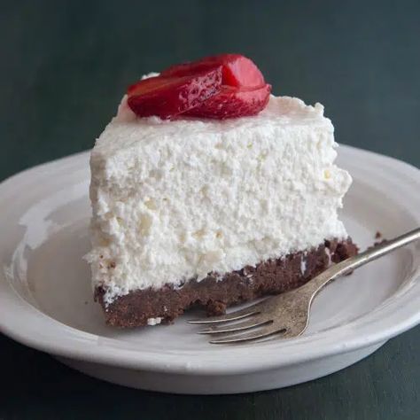 Italian Ricotta Cheesecake Recipe - An Italian in my Kitchen Whipped Ricotta Cheesecake, Cake With Ricotta Cheese, Italian Ricotta Cheesecake, Adorable Desserts, Italian Wedding Cake, Italian Cheesecake, Icebox Desserts, Ricotta Cheese Recipes, Italian Wedding Cakes