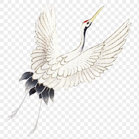 Japanese Kamon, Sticker Illustration, Mughal Art Paintings, Journal Elements, Japanese Bird, White Crane, Japanese Crane, Crane Bird, Japanese Architecture