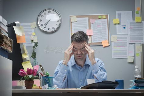 Tired Office Worker, Nature Moodboard, Background Reference, Office Worker, Business People, Art References, Headache, Photo Image, Universe