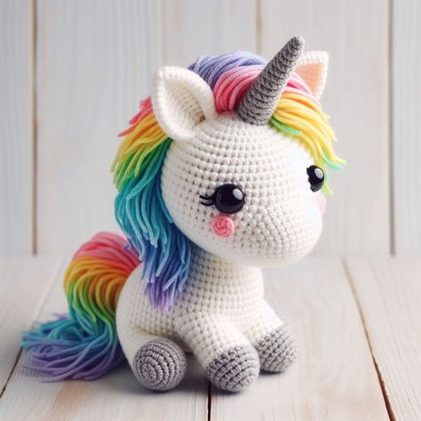 Free Crochet Unicorn Amigurumi Pattern Unicorn Amigurumi Free Pattern Easy, Small Unicorn Crochet Pattern Free, Easy Crochet Unicorn, No Sew Unicorn Crochet Pattern, Mini Unicorn Crochet Pattern Free, Free Unicorn Crochet Pattern, Unicorn Crochet Pattern Free, Unicorn Amigurumi Free Pattern, Crochet Unicorn Pattern Free