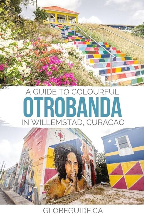 Vibrant street art and culture collide in Otrobanda, the most artsy district in Willemstad, Curacao. Curacao travel | Caribbean travel | Travel in Curacao | Willemstad Curacao Curacao Willemstad, Curacao Travel, Curacao Vacation, Curacao Beaches, Willemstad Curacao, Curacao Island, Travel Caribbean, Willemstad, Caribbean Travel