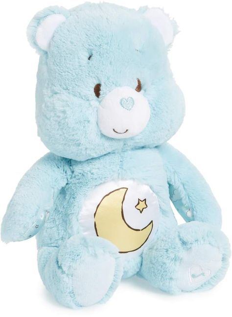 Kids Preferred Care Bears Soother Bear Light-Up Plush Toy Care Bears Vintage, Large Teddy Bear, Care Bears Plush, Kids Bedtime, Sweet Smile, Kawaii Plush, Kawaii Plushies, Teddy Bear Plush, Cute Stuffed Animals