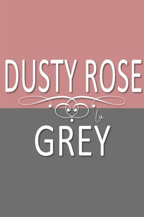 Grey Color Combo, Dusty Pink Outfits, Grey Cottage, Christening Decor, Rose Palette, Angel Wings Decor, Pantone Color Chart, Color Knowledge, Pink Color Combination