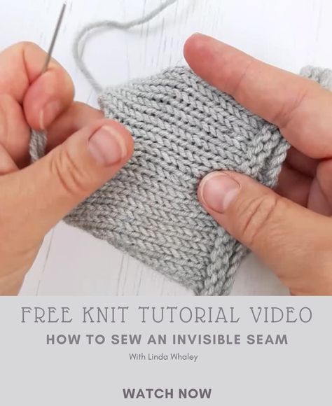 Sewing Seams In Knitting, Invisible Seam Knitting, How To Seam Knit Pieces Together, Sewing Knitted Seams Together, Knitting Seams Together, Sewing Up Knitted Seams, Sewing Knitted Pieces Together, Knitting Starting, Knitting Swatches