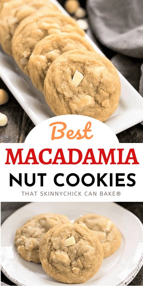 Macadamia Nut Recipes, Chocolate Macadamia Cookies, Macadamia Nut Cookies Recipe, White Chocolate Macadamia Cookies, Chocolate Macadamia Nut Cookies, White Chocolate Macadamia Nut Cookies, White Chocolate Macadamia Nut, Macadamia Cookies, Macadamia Nut Cookies