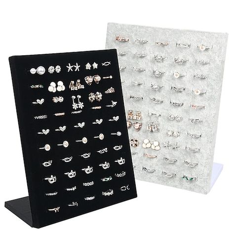 Plate Organizer, Functional Jewelry, Jewelry Display Case, Plate Storage, Ring Display, Ring Storage, Jewelry Display Stands, Earring Organizer, Ring Displays