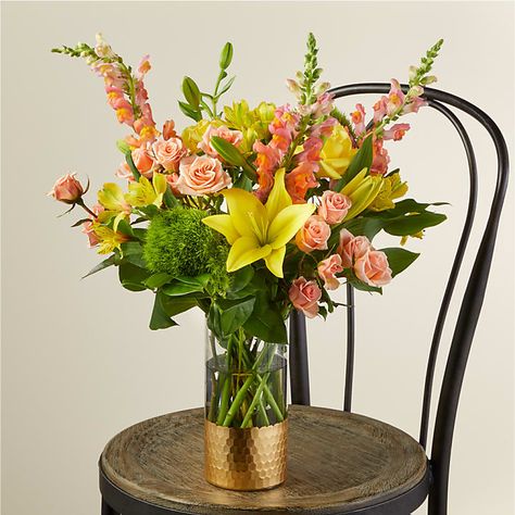 Orange Flowers & Bouquets Delivery: Order Online with FTD Flower Bouquet Delivery, Yellow Lilies, Orange Bouquets, Altar Flowers, Well Wishes, Fresh Flowers Arrangements, Same Day Flower Delivery, Fresh Cut Flowers, Peach Roses