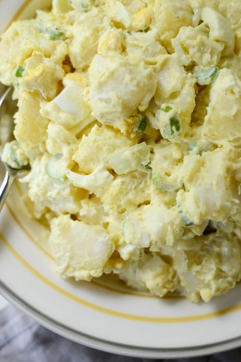 Easy Potato Salad Recipe, Old Fashioned Potato Salad, American Potato Salad, Panini Recipes Chicken, Best Potato Salad Recipe, Homemade Potato Salads, Southern Potato Salad, Red Potato Salad, Potato Salad Recipe Easy