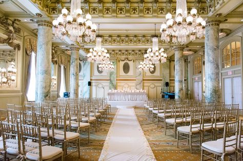 Willard InterContinental Ballroom Ceremony Ballroom Ceremony, Wedding Walkway, Unique Wedding Receptions, Wedding Wonderland, Fancy Wedding, Luxury Wedding Venues, Luxe Wedding, Washington Dc Wedding, American Wedding