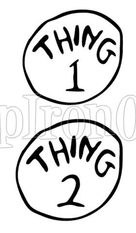 thing one thing two printable Thing One Thing Two Tattoo, Dr Suess Baby, Thing One And Thing Two, Thing One Thing Two, Twin Shower, Thing One, Dr Suess, Cat In The Hat, Cat Hat