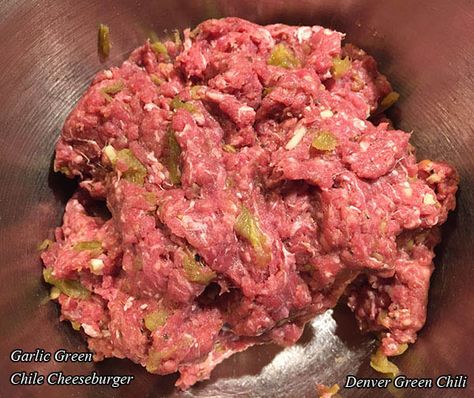 Green Chili Burgers Recipe, Green Chile Burger, Green Chili Burgers, Chili Burgers Recipe, Green Chili Burger, Denver Green Chili, Chili Burgers, Chili Burger, Green Chile Recipes