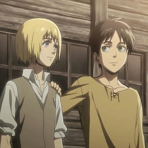 Armin And Eren, Eren Attack On Titan, Eren X Armin, Aot Armin, Aot Eren, Aot Characters, Eren X Mikasa, Armin Arlert, Attack On Titan Eren