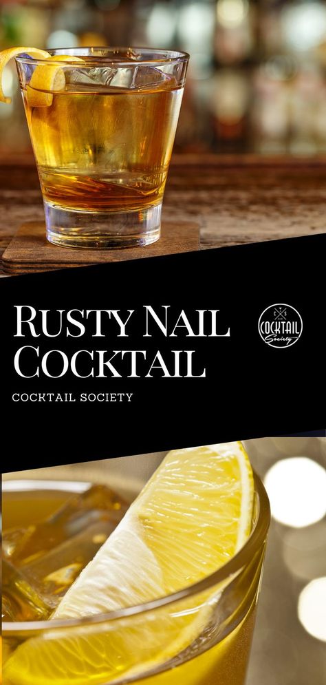 The Rusty Nail is a drink based on Scotch Whiskey that once has been one of the most popular cocktails in the United States. Today, it's a cocktail you can only rarely find on bar menus. #RustyNail #RustyNailCocktail #cocktail #cocktailrecipe #whiskey #whisky #whiskeycocktail #cocktailrecipe The Spruce Eats Recipes, Spruce Eats Recipes, Rusty Nail Cocktail, Welcome Drinks, Whisky Cocktail, Most Popular Cocktails, Popular Cocktails, Classic Cocktail Recipes, Rusty Nail