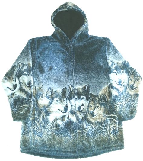 Wolf Faces Plush Fleece Hooded Wolves Jacket Wolf Fleece, Wolf Face, Boots Fall, Women's Coats & Jackets, Ladies Tops Fashion, Inspirational Women, Black Jacket, Wolves, Fleece Jacket