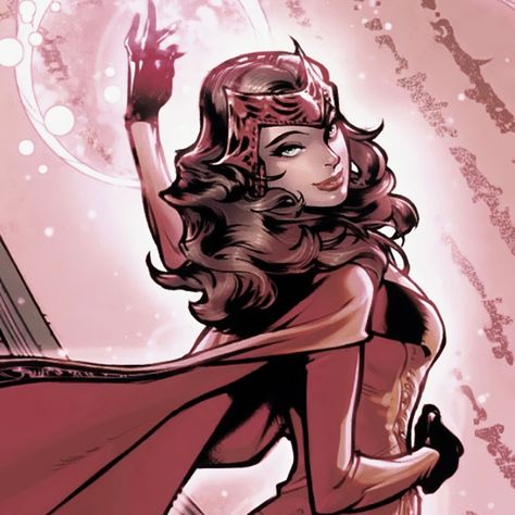 scarlet witch comic Scarlet Witch Icon, Wanda Maximoff, Scarlet Witch, Scarlet, A Woman, Witch, Comics, Red