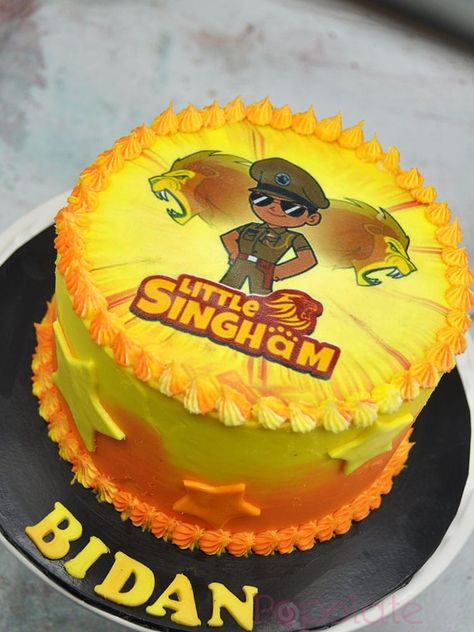 Little Singham Cakes, Little Singham, Cake Designs For Boy, Spiderman Birthday Cake, Cars Birthday Cake, Cake Kids, Elegant Birthday Cakes, Cartoon Cake, Elegant Birthday