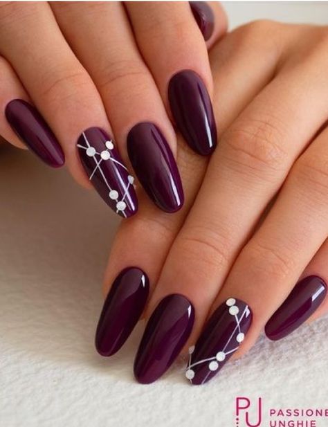 # Nails Purple Nail Polish, Purple Nail, Colorful Nail Designs, Pretty Nail Art, Gel Nail Designs, Elegant Nails, Classy Nails, Nail Arts, Purple Nails