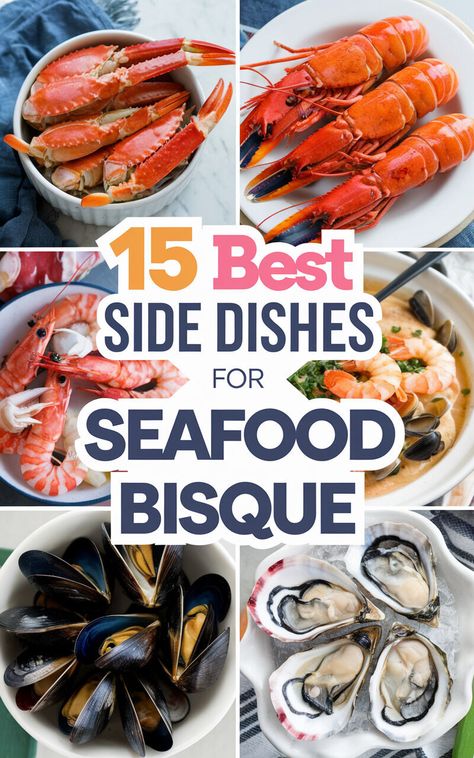 Get ready to indulge in the ultimate seafood bisque experience with these amazing side dishes! 🍲🥑 #foodieheaven #seafood Side Dishes For Seafood, Sides For Shrimp, Amazing Side Dishes, Supper Sides, Mushroom Bisque, Shrimp Bisque, Delicious Side Dishes, Spicy Crab, Crab Bisque