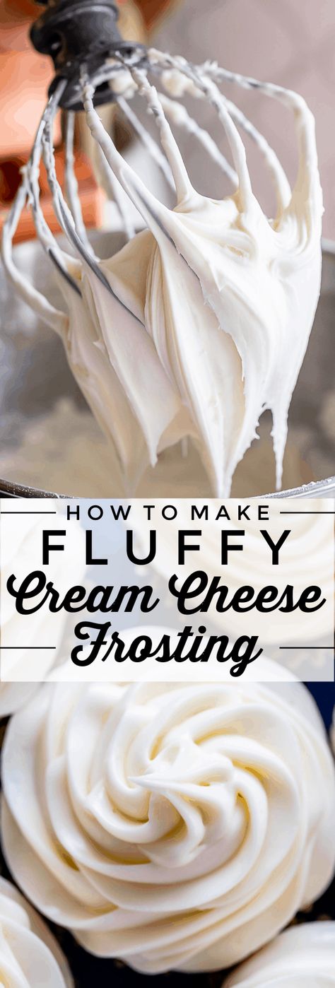 Incredible Desserts, Best Cream Cheese Frosting, Cream Cheese Icing Recipe, Fluffy Cream Cheese Frosting, Pumpkin Rolls Recipe, Baking Techniques, Cheese Frosting Recipe, Frosting Recipes Easy, How To Make Cream