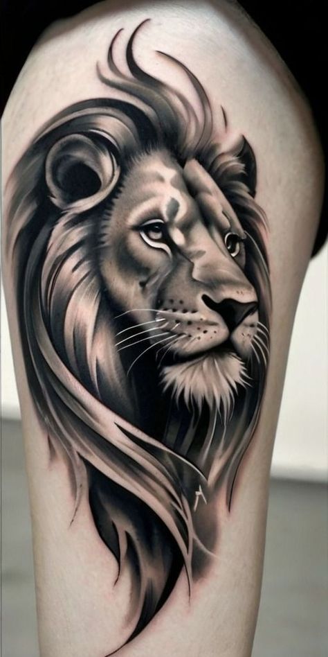 Eagle Tattoo Men Shoulder, Lion Tattoo Design For Men, Lion Tattoos Men, Gary Tattoo, Lion Tattoo Men, Lion Tattoo Ideas For Men, Lion Tattoos For Men, Lion Shoulder Tattoo, Front Neck Tattoo