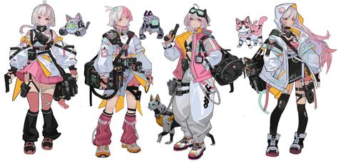 ArtStation - concept art Streetwear Character Art, Streetwear Character Design, Cyberpunk Design Character Concept, League Of Legends Concept Art, Anime Concept Art, Hero Outfit, Artstation Concept Art, Hero Clothes, Sci Fi Character Design