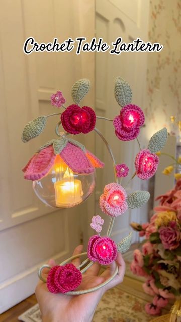 Alyssa Madriaga on Instagram: "💐My materials arrived last week, so I tried making a prototype of the crochet table lanterns for our guest’s table set up. I’m satisfied with the design. We will have a garden wedding setup, so I prefer LED and fairy lights instead of chandeliers. Novaria Pattern Test Update: I just got home, I will send the pattern to my chosen testers tomorrow. I will extend the production time. Thank you for waiting! 💕" Beginner Blanket, Crochet Lamp, Diy Lamps, Diy Flores, Crochet Fairy, Crochet Bouquet, Crochet Table, Crochet Wedding, Crochet Business