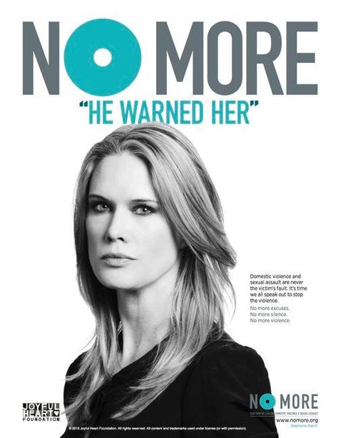 #NoMore Joyful Heart Foundation, Stephanie March, Joyful Heart, Special Victims Unit, Law And Order Svu, Law And Order, Print Ads, Social Justice, No More