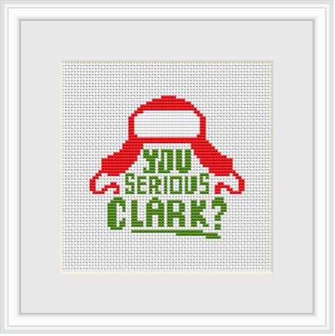 Christmas Vacation Cross Stitch, Wallpaper Cross, Birthday Embroidery, Christmas Vacation Quotes, Cross Stitch Pattern Christmas, Cross Stitch Beginner, You Serious Clark, Christmas Modern, Subversive Cross Stitch