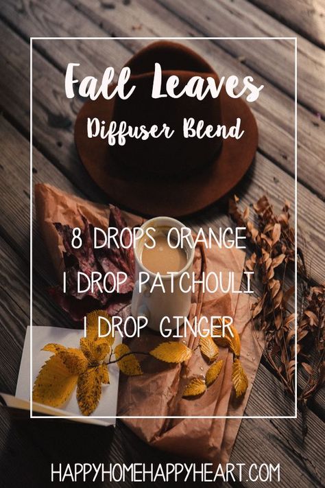 This is one of my favorite essential oil diffuser blends for fall. Fall leaves is an amazing diffuser recipe for fall! #EssentialOils #OilBlends #FallBlends #DiffuserRecipe #DiffuserBlend #YoungLiving Diffuser Blends For Fall, Fall Essential Oils, Helichrysum Essential Oil, Essential Oil Diffuser Blends Recipes, Young Living Essential Oils Recipes, Ginger Essential Oil, Essential Oil Diffuser Recipes, Oil Diffuser Recipes, Essential Oil Blends Recipes