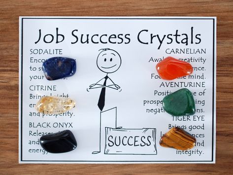 Crystals For Luck, Job Success, Tumbled Crystals, Work Success, Zodiac Stones, Protection Crystals, Crystals Stones, Crystal Healing Stones, Crystal Meanings