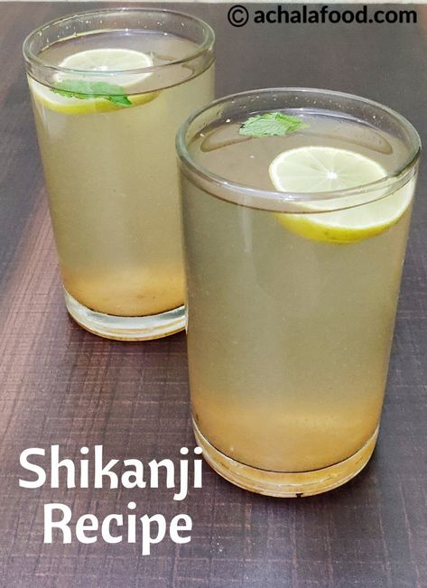 Shikanji is a recipe of summer cooler drink in hindi & english with step to step directions with photos and recipe video,tips and variation Shikanji Recipe, Summer Drink Recipes Nonalcoholic, Healthy Juice Drinks, Summer Coolers, Drink Recipes Nonalcoholic, Summer Drink Recipes, Lemonade Drinks, Video Tips, Popular Drinks