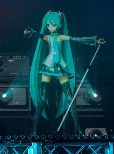 Hatsune Miku live hologram Hatsune Miku Magical Mirai, Miku Hatsune Chibi, Hatsune Miku Project Diva, Kagamine Rin And Len, Miku Chan, Manga Cosplay, Yokohama, Hatsune Miku, Vocaloid