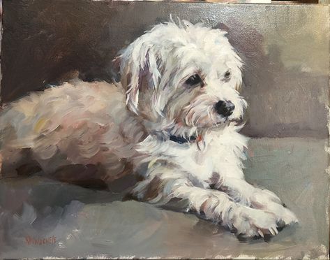 Jennifer Gennari, Puppy Painting, Painting Dogs, Pet Portraiture, Pet Portrait Paintings, Dog Portraits Painting, Dog Portraits Art, Oil Painting Inspiration, Arte Van Gogh