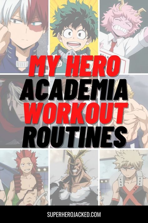 Bakugou Workout Routine, Mirko Workout Routine, My Hero Academia Workout, Mirko Workout, Deku Workout, Mha Workout, Anime Workout, Superhero Jacked, Character Workouts