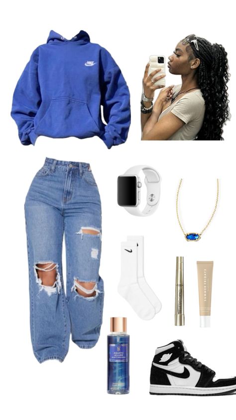 Simple Baddie Outfits For School, Simple Baddie Outfits, Jordan Outfits Womens, Baddie Outfits For School, Preppy Fall Outfits, Latina Fashion Outfits, Fasion Outfits, Outfits For School, Casual Preppy Outfits