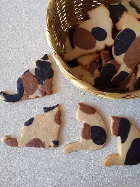 Cat Cookies Recipe, Cat Biscuits, Cat Cookies, Cake Day, Cute Cookies, Shaped Cookie, Pretty Food, Cute Food, Sugar Cookies