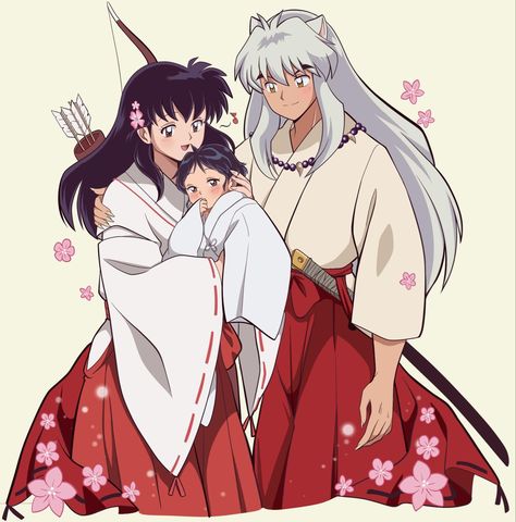 Created by lucky-chan. Follow her on instagram and twitter. Inuyasha Funny, Inuyasha Love, Seshomaru Y Rin, Inuyasha And Sesshomaru, Inuyasha Fan Art, Kagome And Inuyasha, Family Tattoo, Dragon Rise, Kagome Higurashi