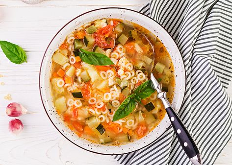 Minestrone Soup Low Potassium Soups, Potassium Recipes, Renal Friendly Recipes, Sopa Minestrone, Renal Recipes, Kidney Healthy Foods, Ckd Recipes, Kidney Friendly Recipes Renal Diet, Kidney Diet Recipes