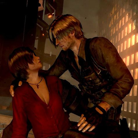 Leon And Ada, Ada Resident Evil, Resident Evil 6, Just A Friend, Resident Evil Leon, Ada Wong, So Real, Cool Hair Color, Resident Evil