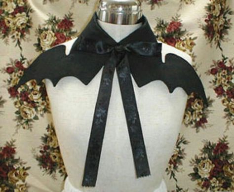 Bat collar Bat Collar, Character Fashion, Goth Outfits, Creepy Cute, Gothic Lolita, Character Outfits, Pastel Goth, Dream Clothes, Goth Fashion