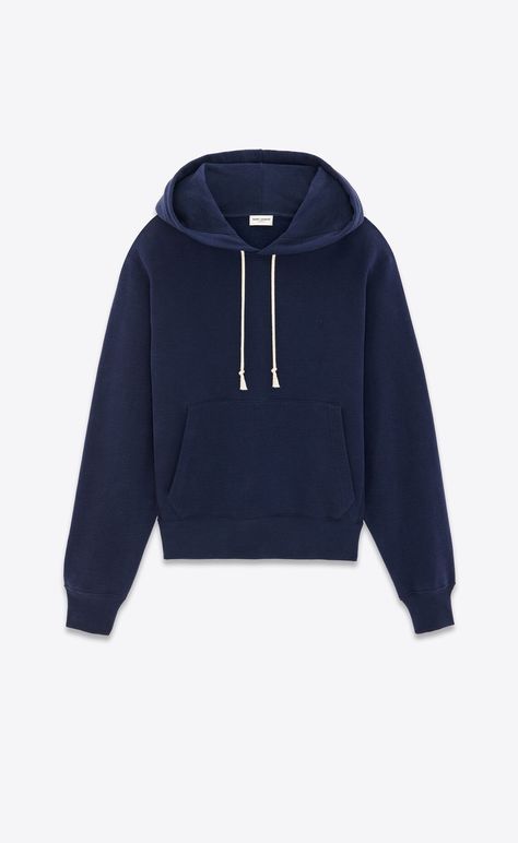 CASSANDRE hoodie | Saint Laurent | YSL.com Small Leather Goods, Cotton Style, Fleece Hoodie, Amazing Women, Hoodies Men, Saint Laurent, Online Store