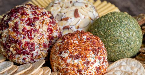 4 Easy Cheese Balls | 12 Tomatoes Port Wine Cheese Ball, Easy Cheese Balls, Port Wine Cheese, Cooking Panda, 12 Tomatoes Recipes, Ranch Seasoning Mix, Garlic Cheese, Easy Cheese, Cheese Ball Recipes