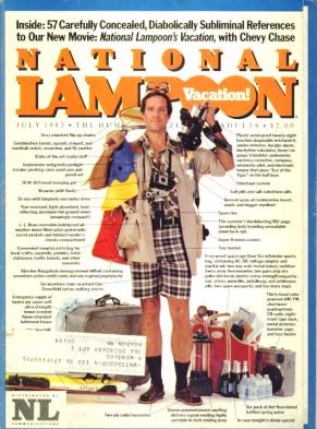 National Lampoon 1983 National Lampoon Magazine, American Humor, National Lampoons Vacation, National Lampoon, Popular Magazine, Chevy Chase, Hooray For Hollywood, National Lampoons, Blockbuster Movies