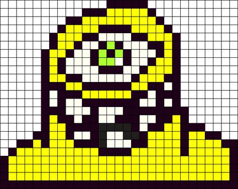 SUBTRONICS BABY Perler Bead Pattern | Bead Sprites | Characters Fuse Bead Patterns Drake Perler Beads, Perler Designs Rave, Small Subtronics Perler, Fuse Bead Patterns Rave, Subtronics Perler Beads, Festival Perler Bead Patterns, Perler Bead Rave Patterns, Slander Perler Pattern, Dj Perler Bead Patterns