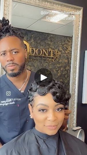 14K views · 2.6K reactions | Style from @dontejefferyhairstudio of Donte Jeffery Hair Studio Detroit ✈️✈️✈️ Dallas  ✨DALLAS BOOKS ARE OPEN 🌟 ARE YOU LOOKING FOR A NEW LOOK CLICK THE LINK IN MY BIO NOW TO BOOK YOUR APPOINTMENT https://dontejeff.glossgenius.com/services #detroithairstylist #michiganhairstylist  #friscostylist #cedarhillstylist #shorthair #planostylist #thecutlife#dallashairstylist #shorthairstyles #foilsalon #aubreystylist #prosperstylist #dallashairstylist #mckinneystylist #carrolltonstylist #dallasshorthair #dallashairstylist #friscostylist #planostylist #mckinneystylist #lewisvitllestylist #Allenstylist #mesquitestylist #texashair #texashairstylists #texasshorthairstylist #dallasshorthairstylist #dallasshorthair  #dfwstylist #dfwshorthair  ・・・  #afrohaircom  Hair Salon F Short 27 Piece Hairstyles, Joico Hair Color, 27 Piece Hairstyles, Heart Shaped Face Hairstyles, Texas Hair, Guy Haircuts Long, Hairstyles For Women Over 50, Open Hairstyles, Undercut Pixie Haircut