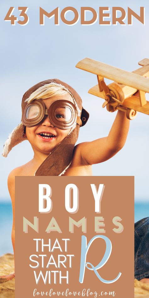 Looking for boy names that start with R? You’ll love these modern names real moms are using from Ranger to Ryder. Unique R Names, R Names For Boys, R Boy Names, Christian Names For Boys, R Names, Badass Boy Names, Christian Baby Boy Names, French Boys Names, American Boy Names